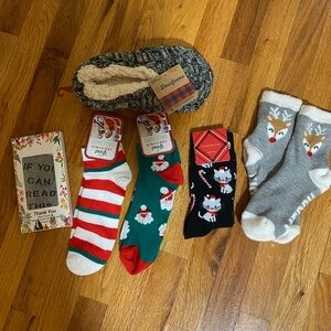 Christmas sock/slipper collection